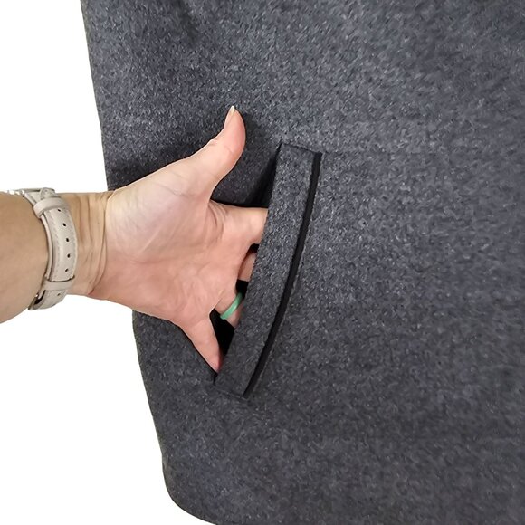 Peter Millar Crown Fleece Darien Vest Sz XL Gray Wool/Cashmere Full Zip Outdoor - Picture 4 of 9